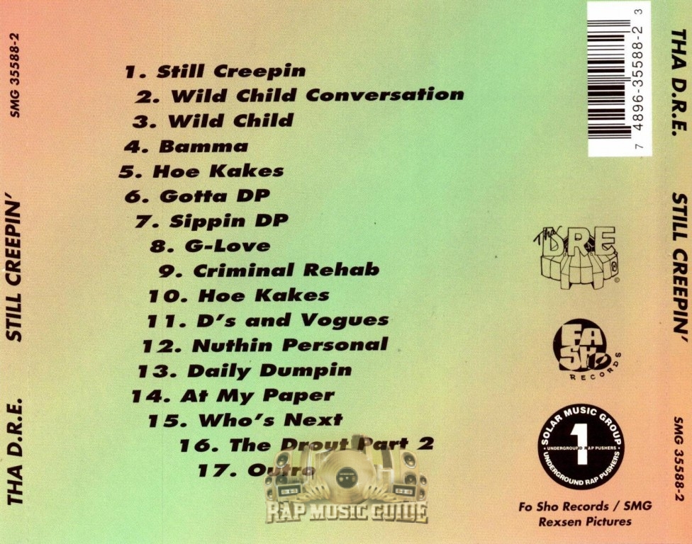Tha D.R.E. - Still Creepin: CD | Rap Music Guide